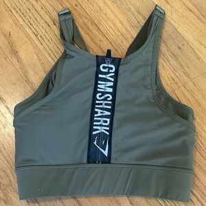 Gymshark army green Sports Bra